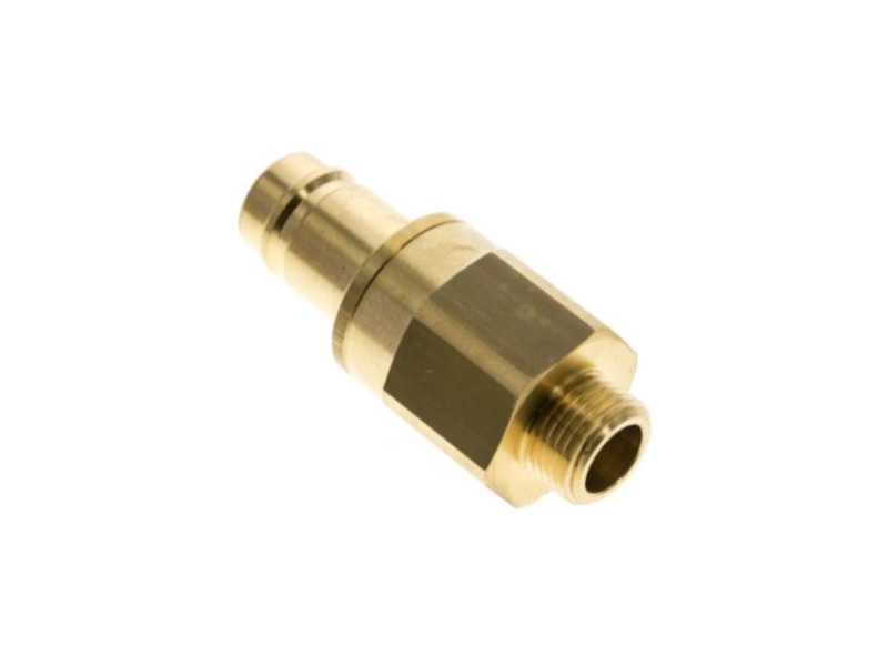 Kupplungssecker beidseits absperrend AG G 1" NW 15 Messing 