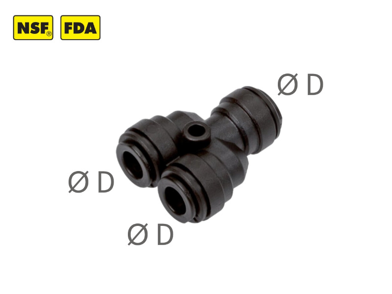 Y- Steckverbinder 12mm - 12mm - 12mm IQS-FDA