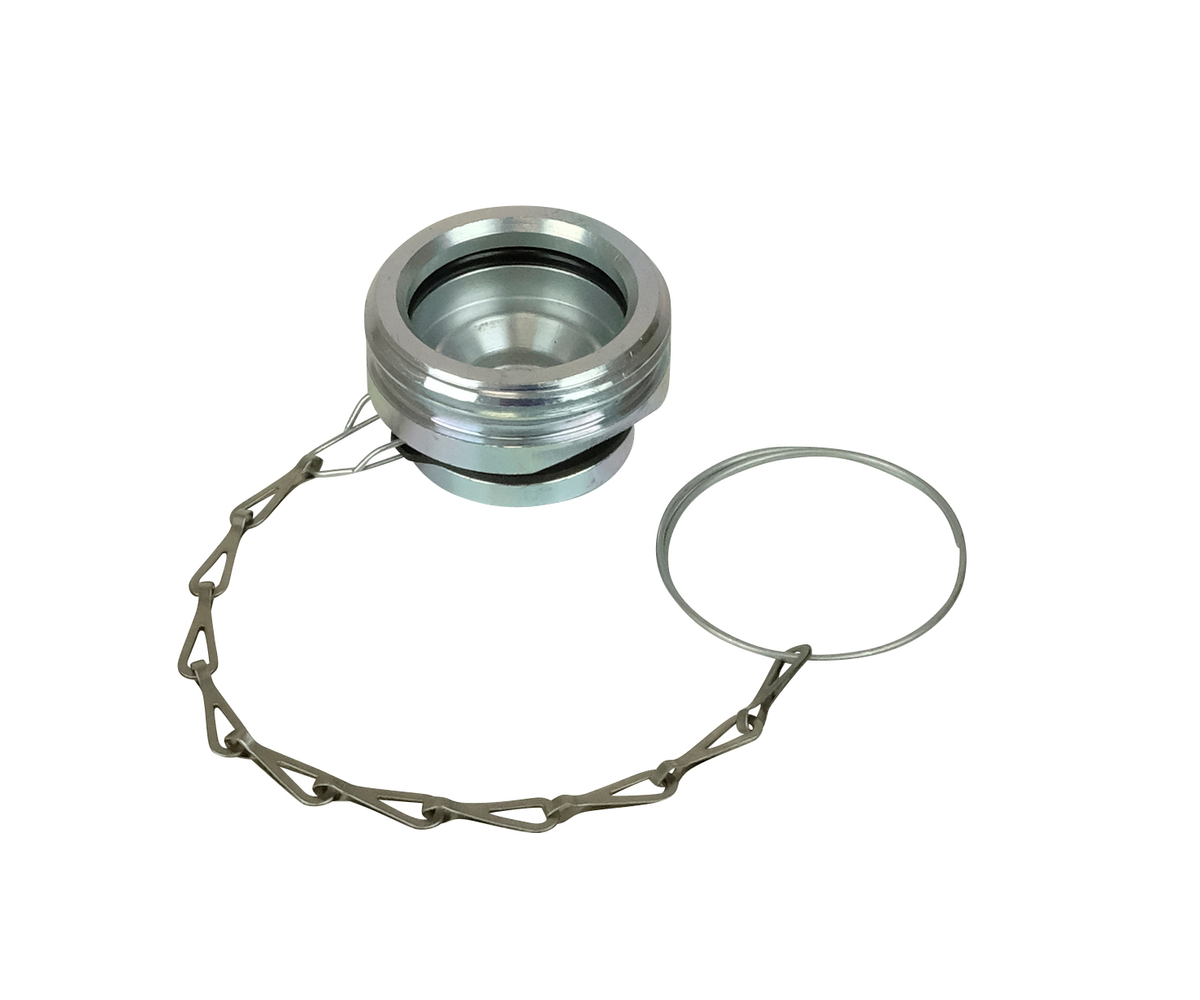 Rohrkupplung Loshälfte BG 8 Staubschutz Aluminium mit Kette