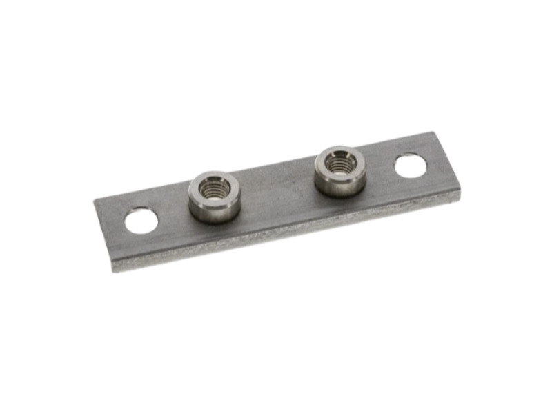 Schweißplatte lang für einfach Schelle Stahl Zink/Nickel beschichtet