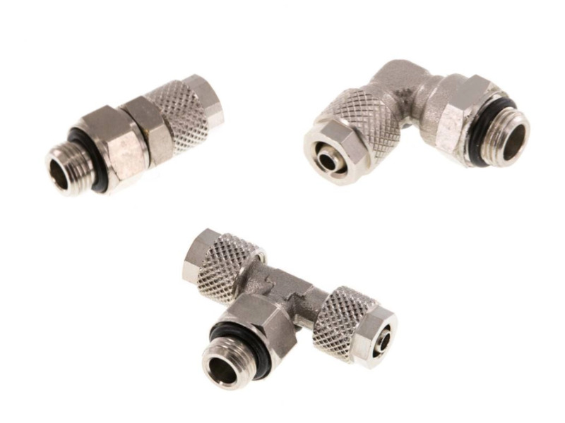 Gerade-, Winkel- und T-Drehverschraubungen