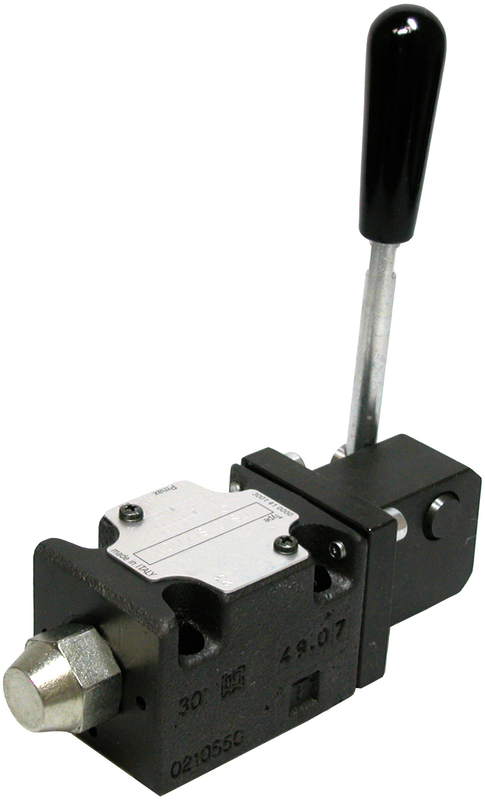4/2-Wege Cetop Ventil 03 NG 06 75 l/min mit mechanischer Raste