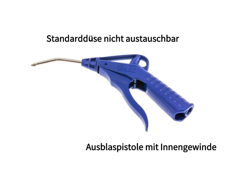 fein dosierbare Ausblaspistole Innengewinde IG G 1/4" mit Lärmschutzdüse VR nicht austauschbar