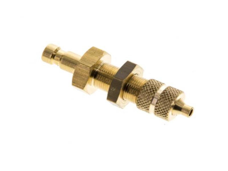 Schott Kupplungs-Stecker mit Überwurfmutter NW 2,7