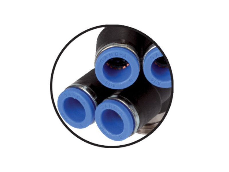 4-fach Steckverschraubung AG G 1/2" - 4x12mm IQS-Standard