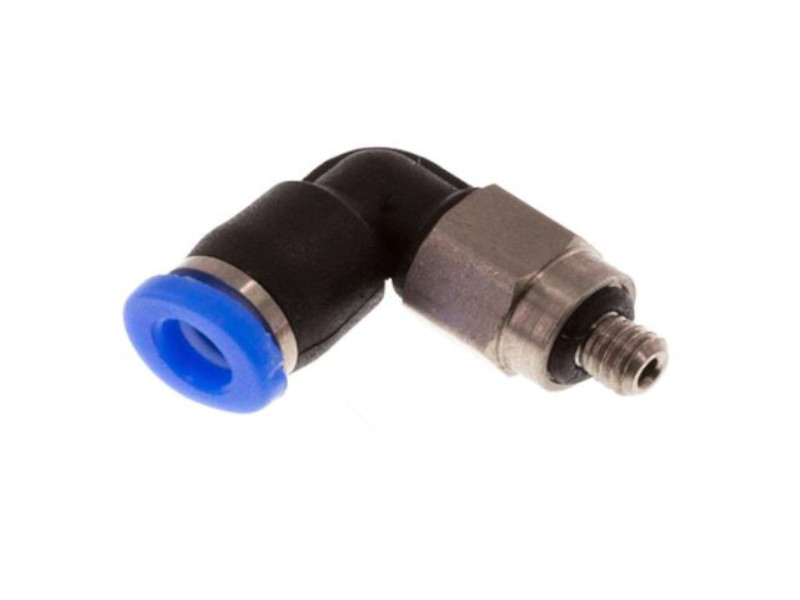 90° Winkel Steckverschraubung kurz IQS-Mini