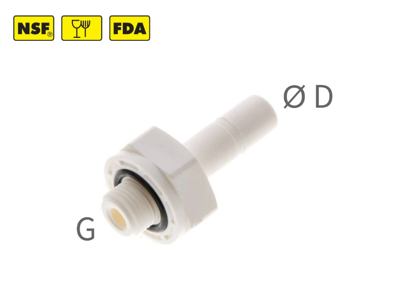 Steckanschluss-Einschraubtülle AG G IQS-LE (Inch)