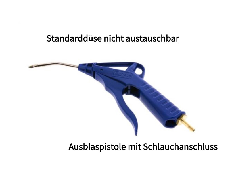 fein dosierbare Ausblaspistole Innengewinde IG G 1/4" mit Lärmschutzdüse VR nicht austauschbar