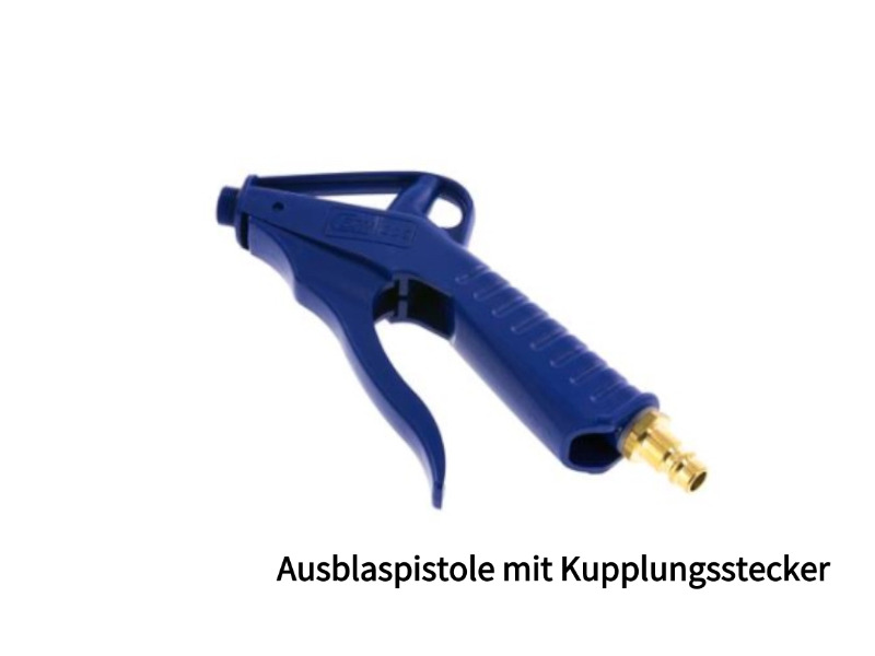fein dosierbare Ausblaspistole Kupplungsstecker NW 7,2 ohne Rohr und Düse