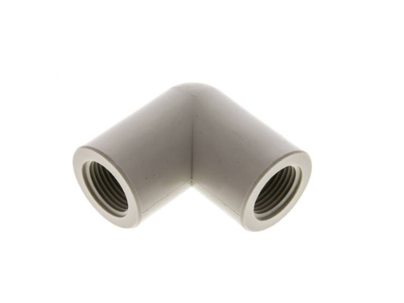 90° Winkeverschraubung IG G 3/8" Polypropylen 