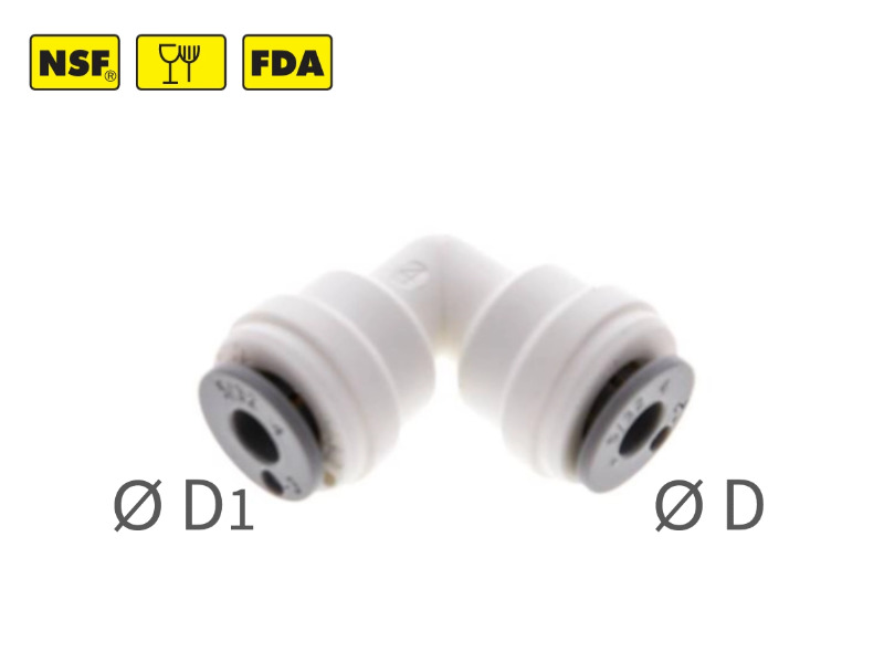 Winkel Steckverbinder IQS-LE (Inch)