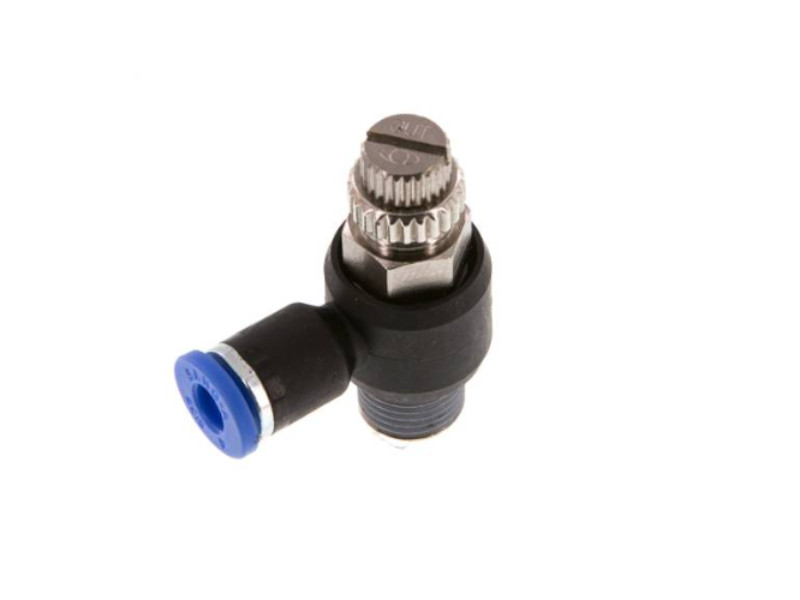 IQS-Drosselrückschlagventil AG R 3/8" - 10 mm abluftregeln
