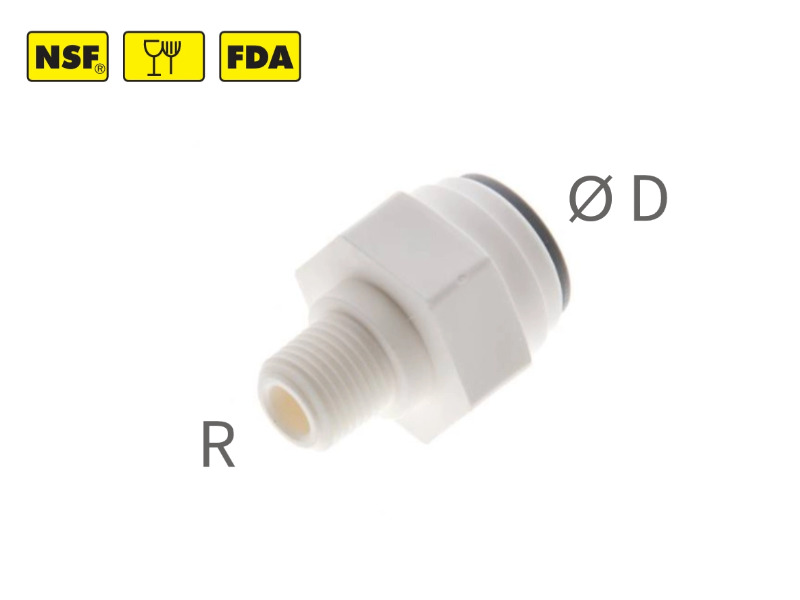AG R zöllig kegelig IQS-LE (Inch)