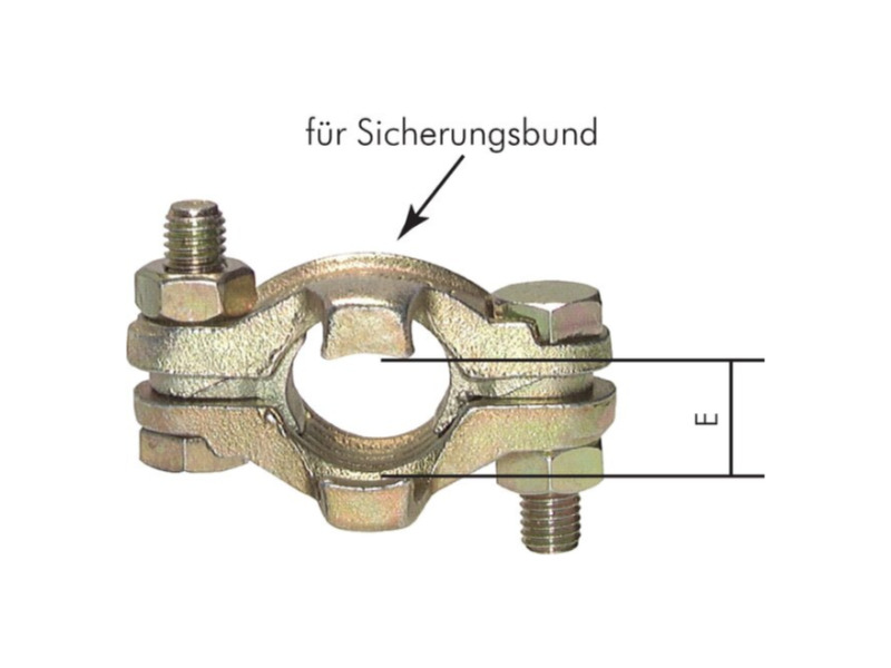 Kompressorkupplung DN 19 Schlauch ID 25mm Klauenweite 42mm drehbar Dichtung NBRTemperguss verzinkt