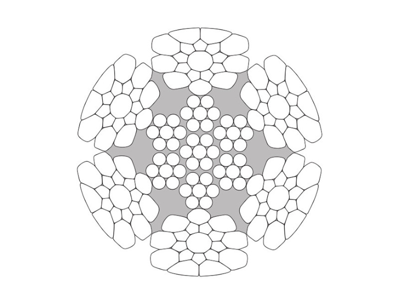 Forst-Extrem-Windenseil ND 6 mm 6x19 V114 hochverdichtet Spezialkonstruiton verzinkt