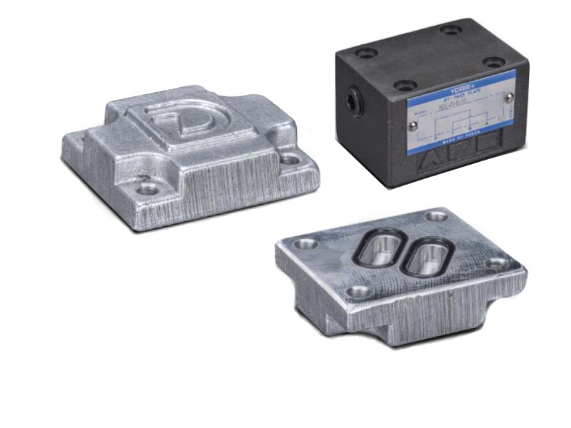 Umlenkplatte für Cetop Ventil  03 NG 06