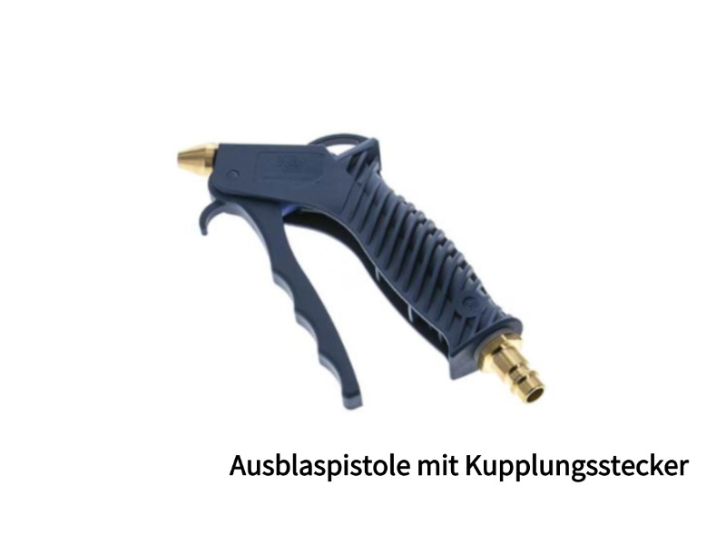 dosierbare Ausblaspistole Schlauchanschluss 6 mm mit Kurzdüse Ø 1,0 mm Kunststoff