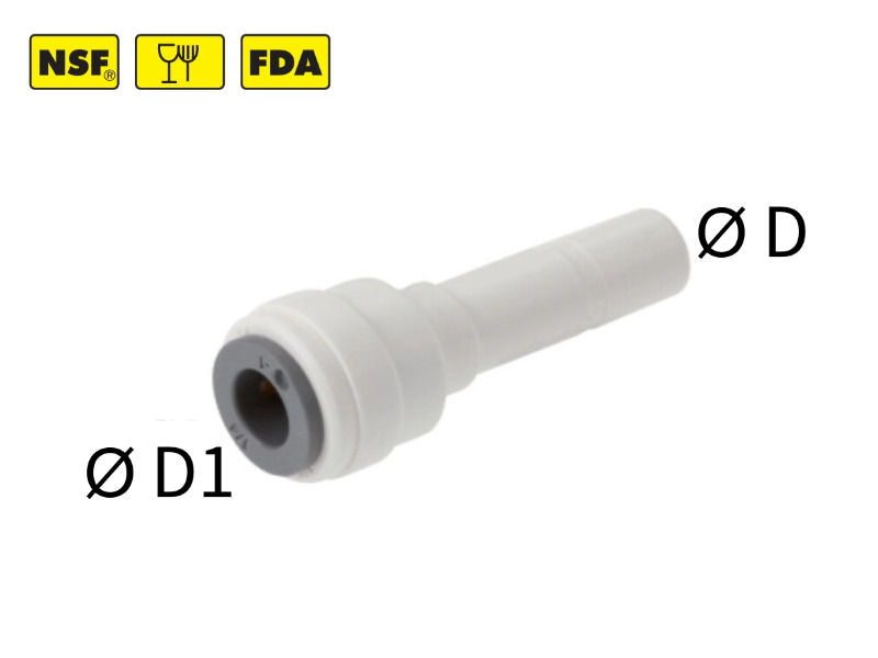 metrischer Nippel - metrischer Schlauch IQS-LE