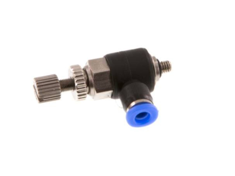 IQS Drosselrückschlagventil Mini AG M 3 - 4 mm abluftregelnd