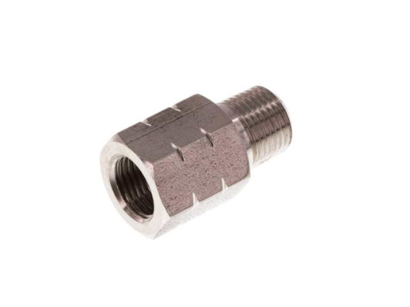 Reduziernippel AG R 3/8" - IG 3/8" NPT Messing