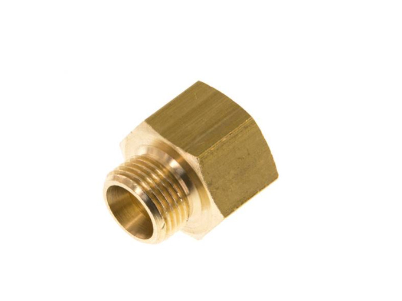 Reduziernippel AG G 1/8" - IG M 5 Messing 