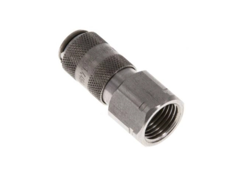 Kupplungsdose beidseitig absperrend IG G 1/8" NW 2,7 Edelstahl 1.4404