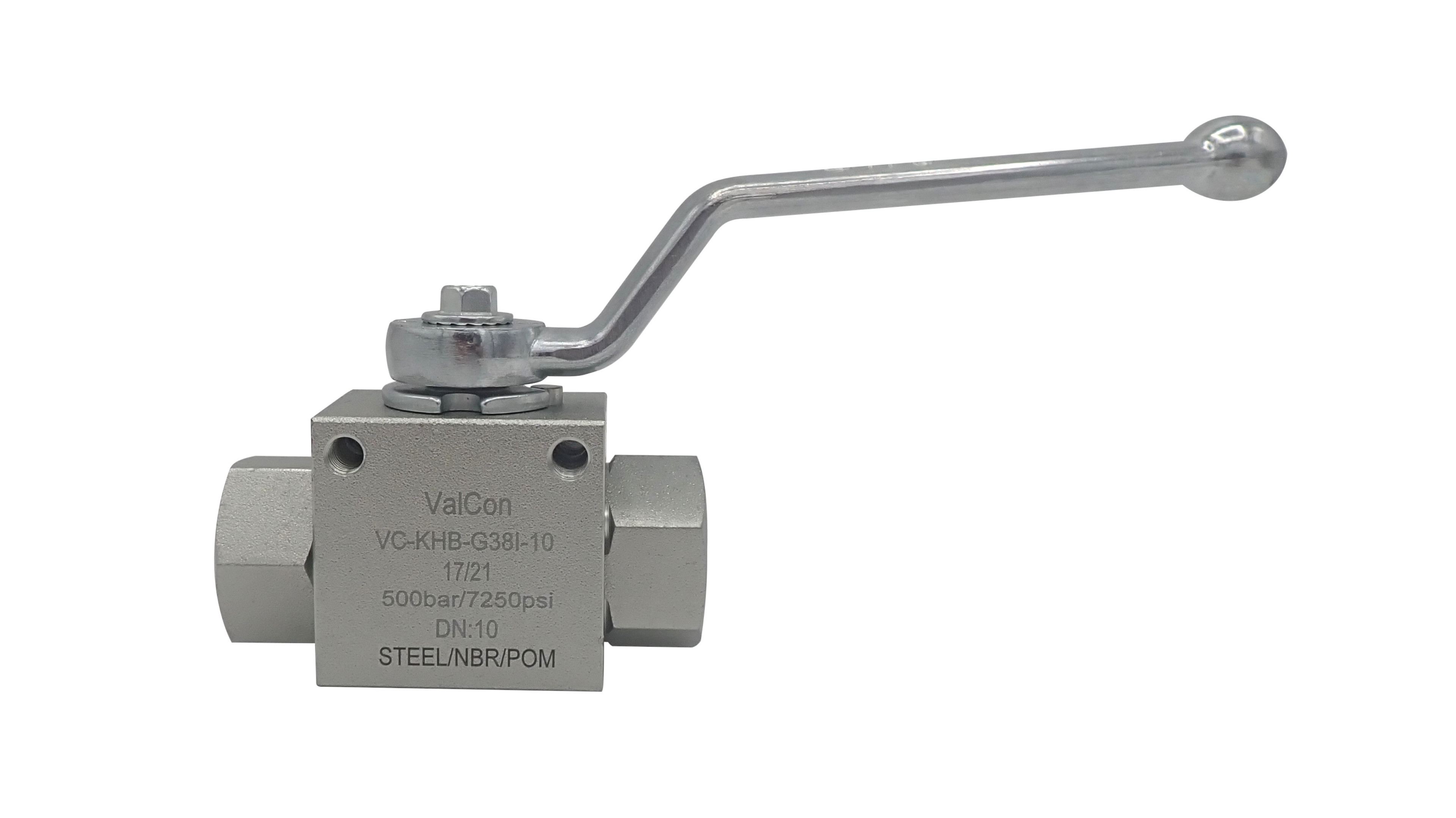 ValCon 3/2-Wege Umschalt-Kugelhahn DN 25 Anschlussgewinde IG 1" PN 315 bar L-Bohrung