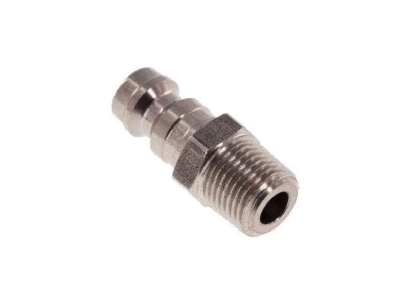 Kupplungsstecker AG 1/8" NPT NW 5 Edelstahl 1.4305