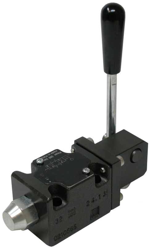 4/3-Wege Cetop Ventil 03 NG 06 75 l/min mit Federzentrierung