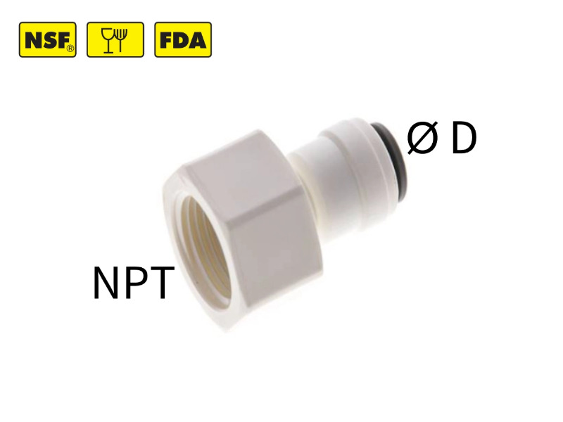 IG NPT zöllig NPT-Gewinde IQS-LE (metrisch)