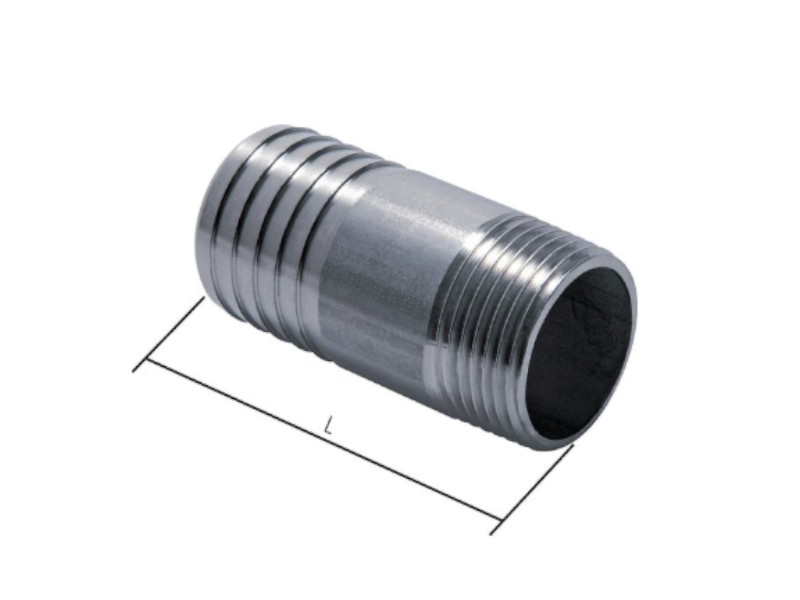 Gewindetülle ohne Bund AG R 2" - 60 mm Edelstahl 1.4571