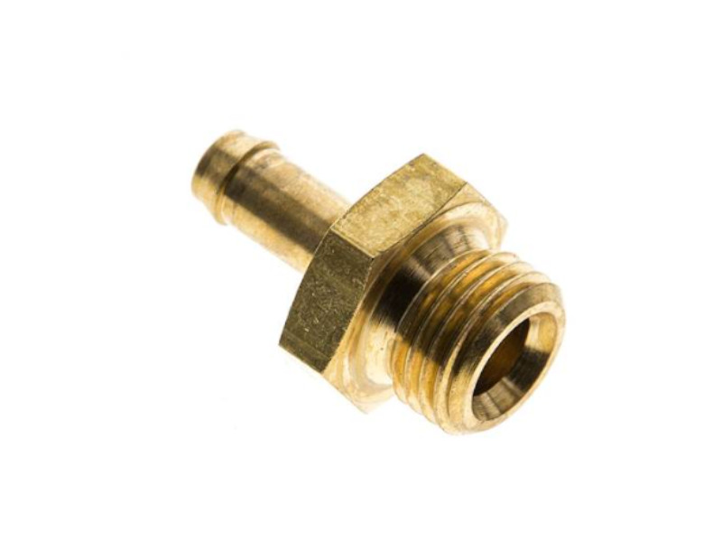 Gewindetülle AG M 5 - 2mm Messing, hält auch ohne Schelle