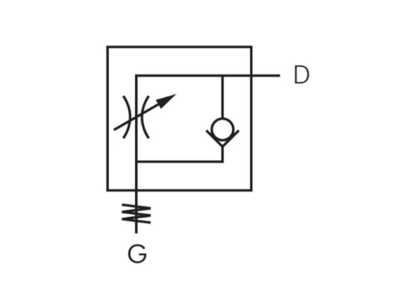 IQS Drosselrückschlagventil AG G 1/2" - 10 mm zuluftregelnd