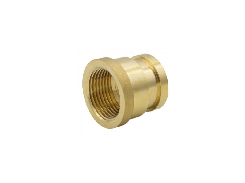 Muffe rund IG G 3/8" - IG G 1/4" Messing 