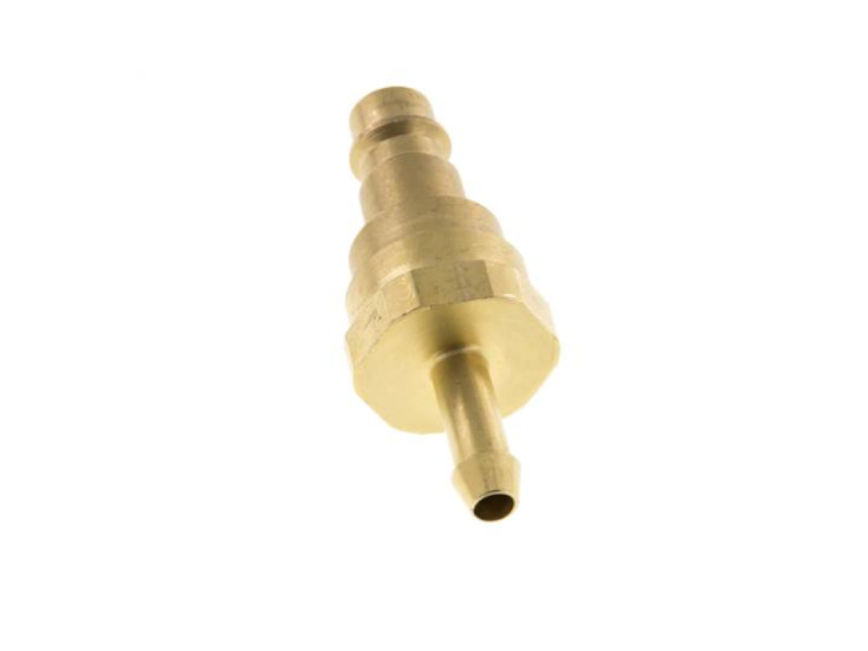 Stecker mit Schlauchanschluss und Rückschlagventil