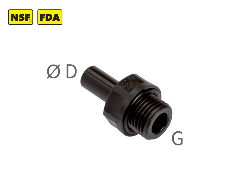 Steckanschluss Einschraubtülle AG G IQS-FDA