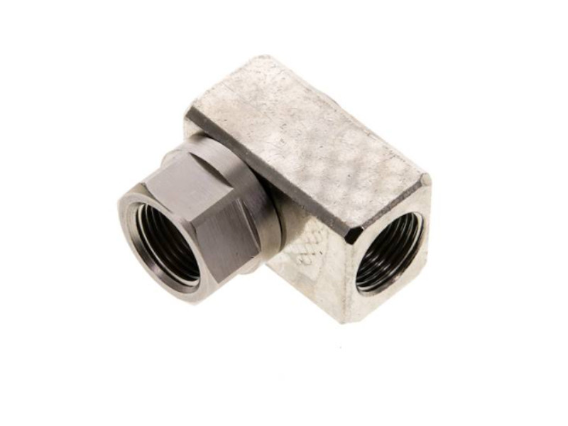 Drehverschraubung 1-fach IG G 3/8"  - IG G 1/8" - IG G 3/8" für Druckluft
