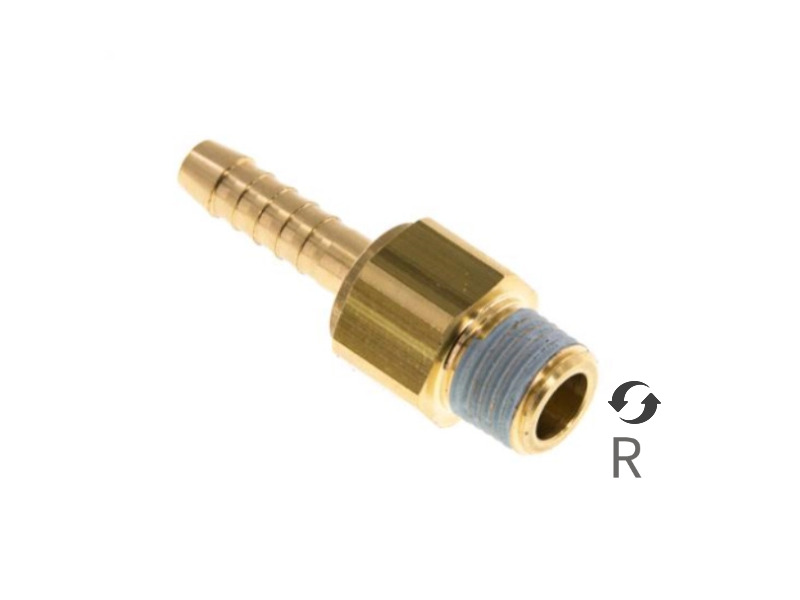 AG R zöllig kegelig Messing drehbar 