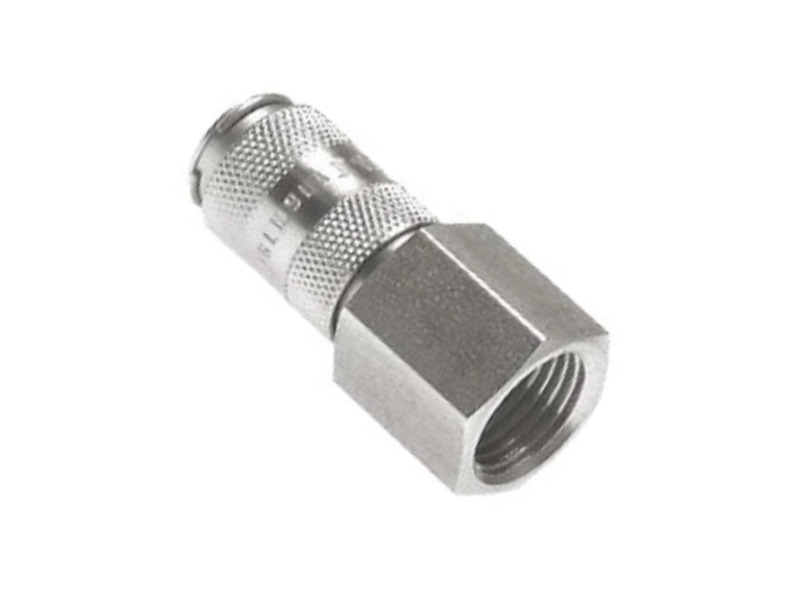 Kupplungsdose beidseitig absperrend IG M 5 NW 2,7 Edelstahl 1.4404