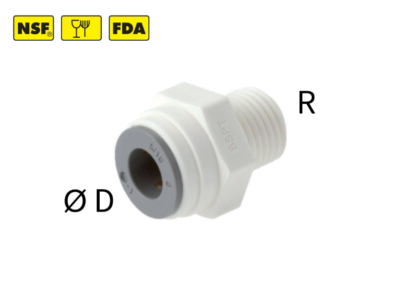 AG R zöllig kegelig IQS-LE (metrisch)