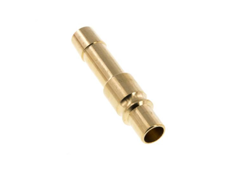 Kupplungsstecker mit Schlauchtülle 13 mm NW 12 Messing