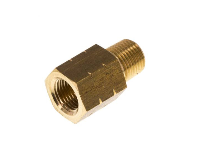 Reduziernippel AG R 3/8" - IG 3/8" NPT Messing