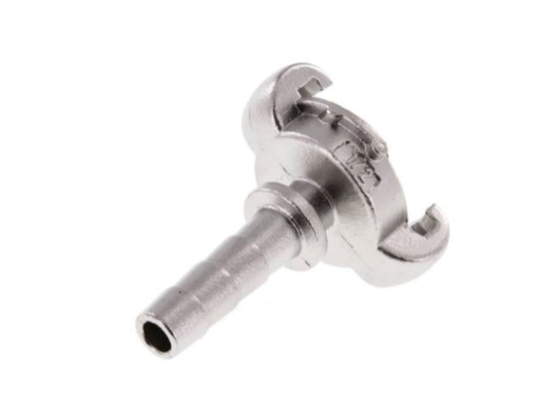 Kompressorkupplung DN 15 Schlauch ID 19mm Klauenweite 42mm Dichtung FKM Edelstahl 1,4404