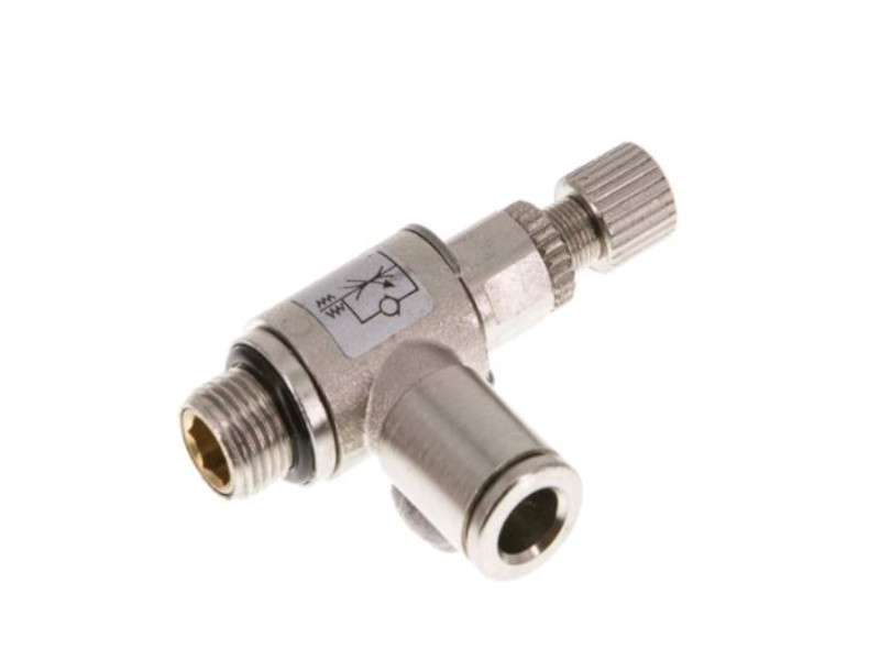 kompakt mit Rändelschraube abluftregelnd AG G 1/8" - 8mm IQS-MSV
