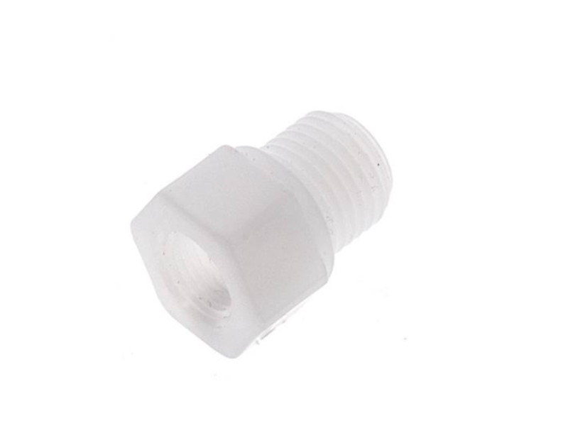 Reduziernippel AG G 1/4" - IG G 1/8" Polypropylen