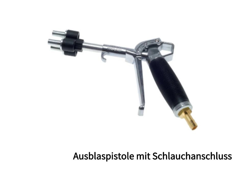 TYPHOON Hochleitungs-Ausblaspistole Kupplungsstecker NW 7,2 mit 3-fach Jet-Düse