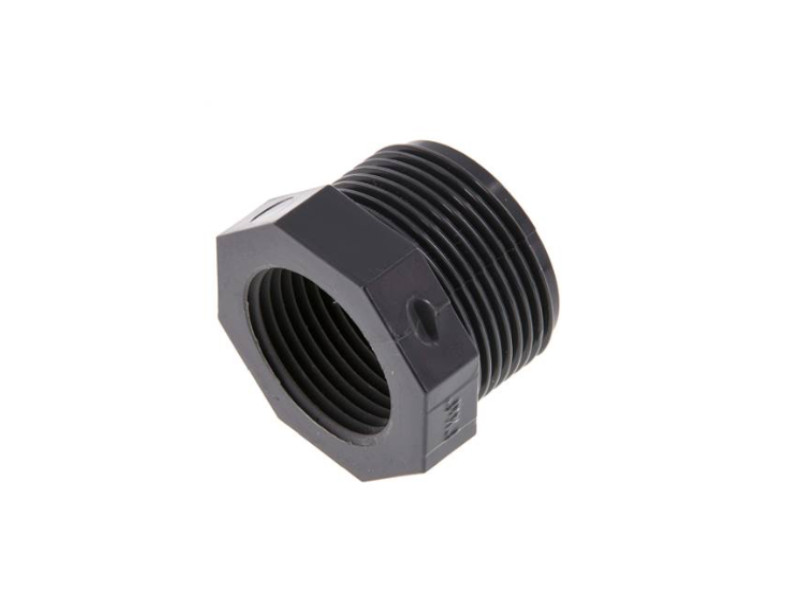 Reduziernippel AG G 1 1/4" - IG Rp 1" kurze Bauform PVC-U 