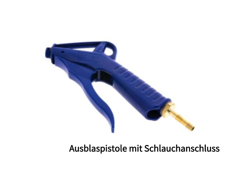 fein dosierbare Ausblaspistole Kupplungsstecker NW 7,2 ohne Rohr und Düse