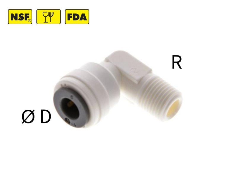 AG R zöllig kegelig 90° Winkel IQS-LE (metrisch)