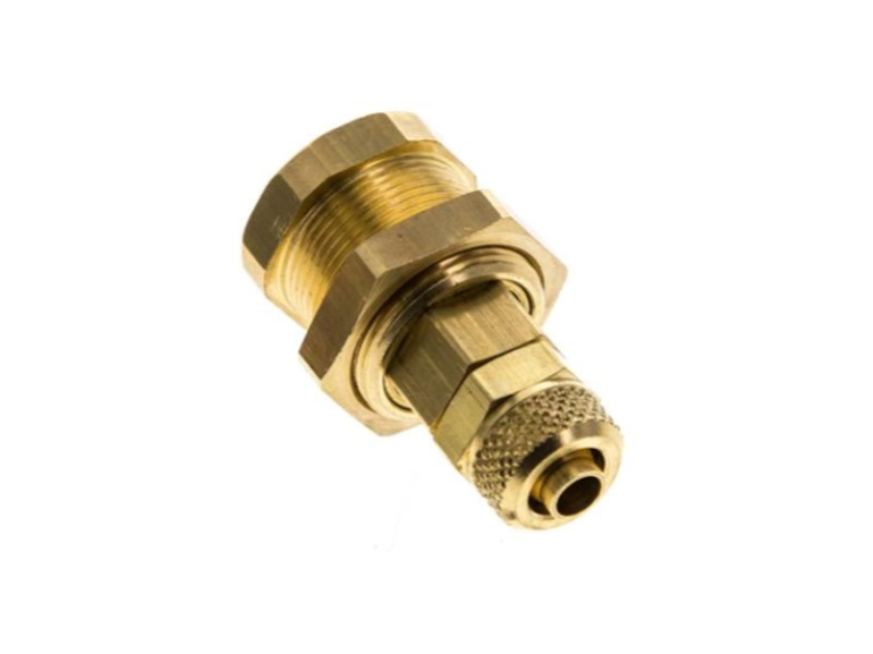 Abreiß-Kupplungsdose beidseitig absperrend mit Überwurfmutter 6x4 mm Schottgewinde M 20x1 NW 5 MS